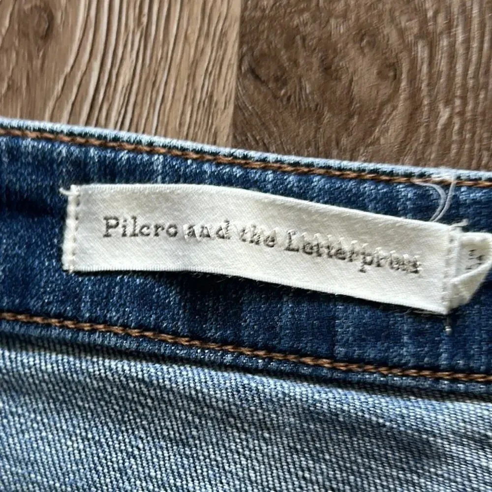 Anthropologie Pilcro Mid-Rise Slim Boyfriend Denim Shorts Size 26 - Picture 4 of 6